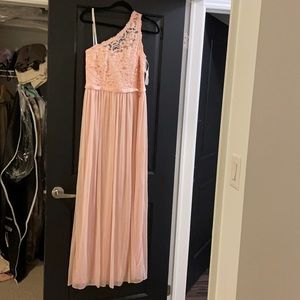 David’s Bridal Bridesmaid Dress Pink Size 12 NEVER WORN